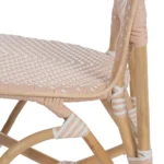 Chaise Sandy beige en rotin simple – Image 3