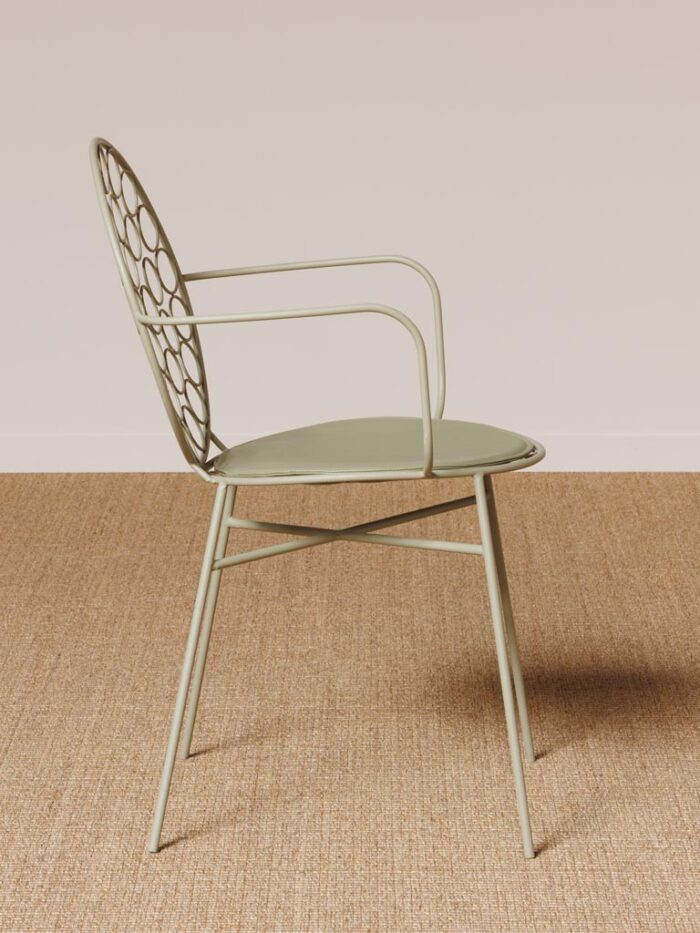 Chaise vert pastel Bubble Chehoma