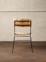 Chaise lattes de bois en manguier Chehoma – Image 2