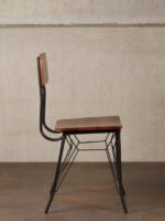 Chaise Carbon manguier métal Chehoma – Image 3