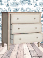 Commode Rea blanc patiné déco campagne chic – Image 2