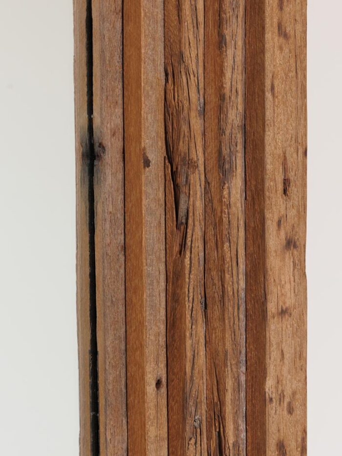Grand miroir bois recyclé Asturias – Image 2
