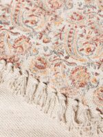 Grand tapis rose imprimé cashmere Chehoma – Image 2
