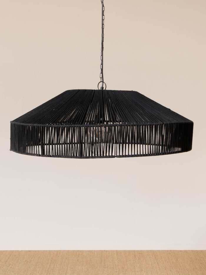 Grande suspension noire Prima Chehoma – Image 1