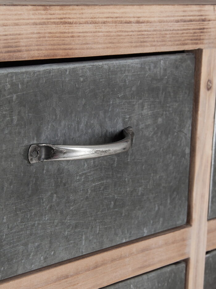 Meuble d'atelier Roulettes bois et métal Lastdeco – Image 3