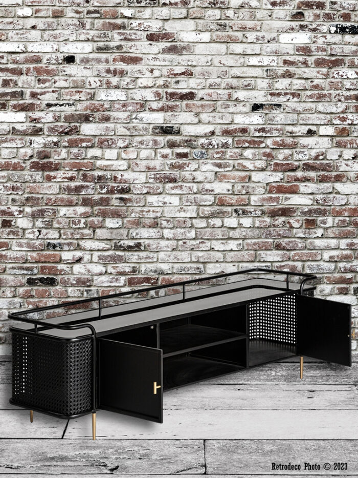 Meuble TV Fussen metal Lastdeco déco industrielle – Image 2