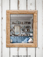 Petit miroir rotin tressé Chehoma