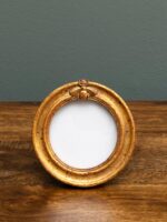 Petit porte-photo rond abeille dorée – Image 2