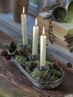 Set de 2 plateaux zinc déco campagne IB Laursen – Image 3