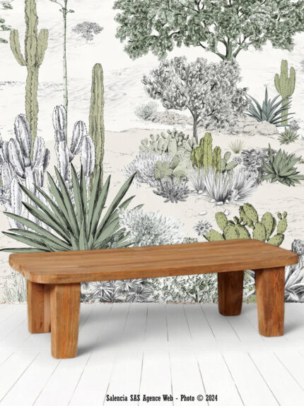 Table basse teck Vasta Chehoma