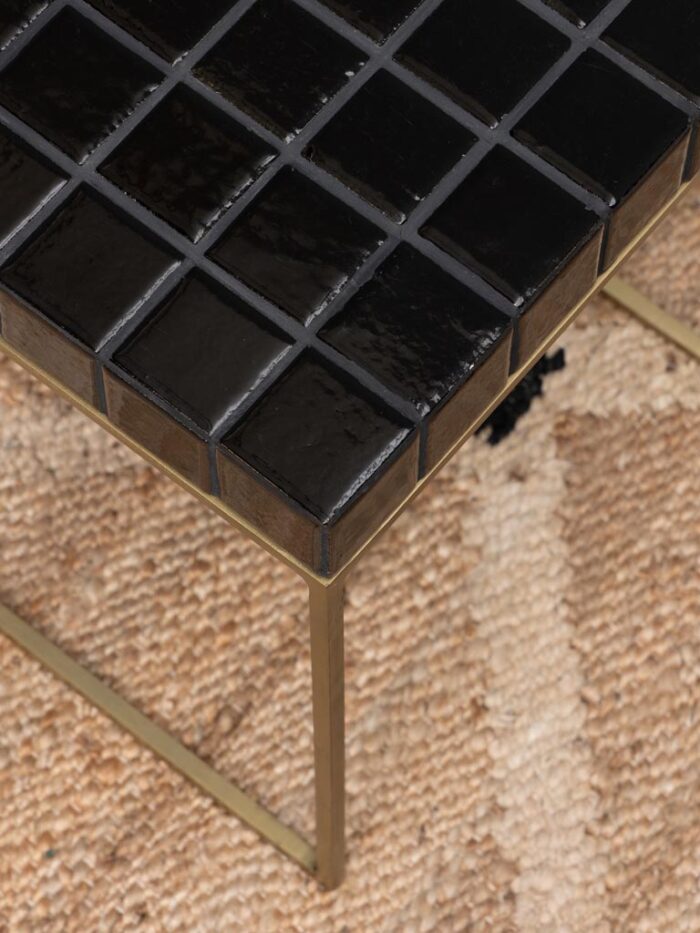 Table d'appoint noire Evora Chehoma – Image 2