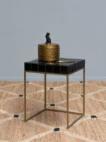 Table d'appoint noire Evora Chehoma
