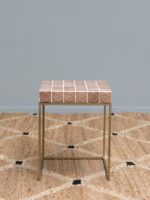 Table d'appoint rose Algarve Chehoma – Image 2