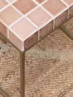 Table d'appoint rose Algarve Chehoma – Image 3