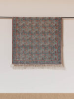 Tapis bleu vintage Chehoma