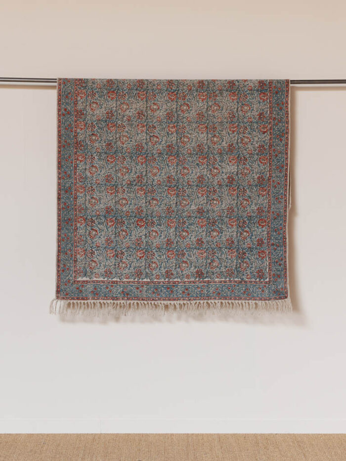 Tapis bleu vintage Chehoma – Image 1