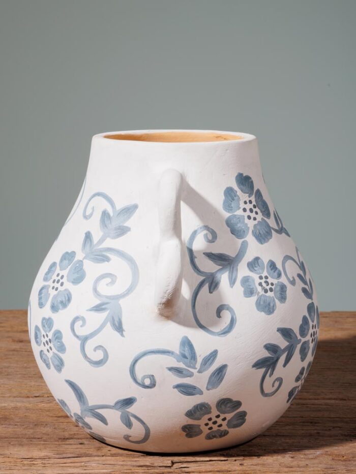 Vase peint double anse Garance Chehoma – Image 2
