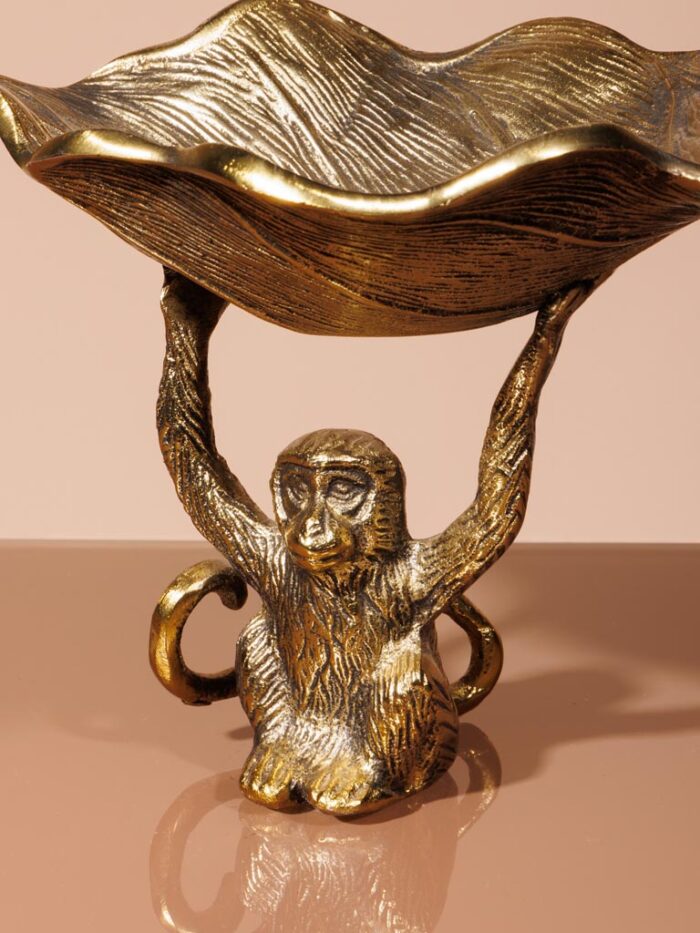 Vide poche singe laiton Chehoma – Image 2