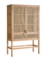 Armoire Bracke bois et rotin Lastdeco – Image 2