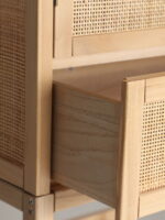 Armoire Bracke bois et rotin Lastdeco – Image 4