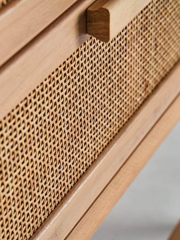 Armoire Bracke bois et rotin Lastdeco – Image 5