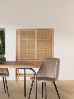Armoire Bracke bois et rotin Lastdeco – Image 6