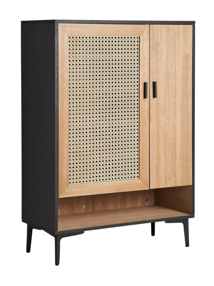Armoire Luras bois et rotin Lastdeco – Image 2