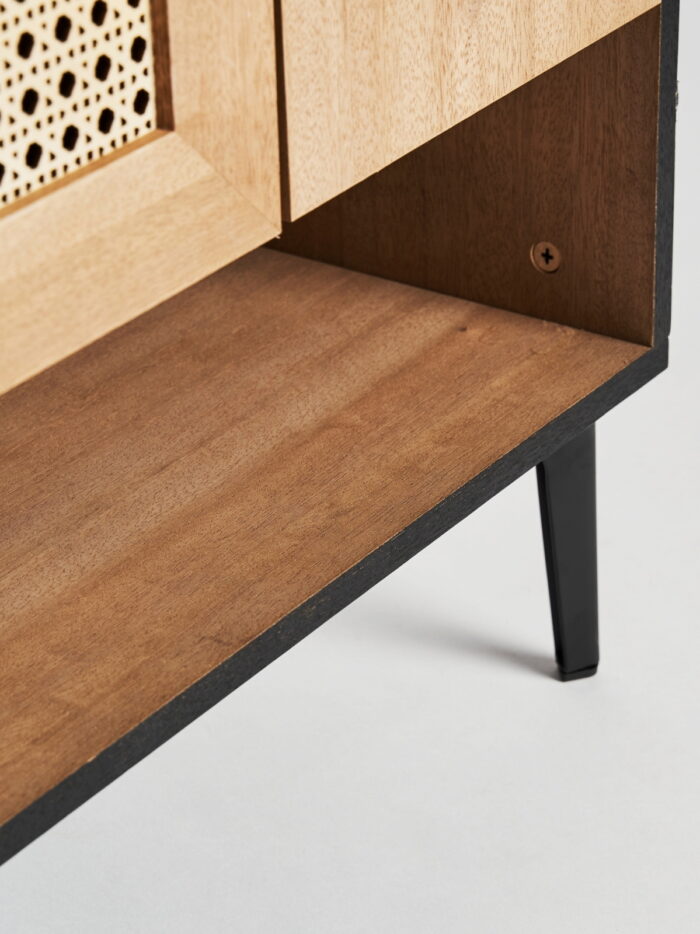 Armoire Luras bois et rotin Lastdeco – Image 5