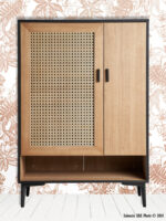 Armoire Luras bois et rotin Lastdeco