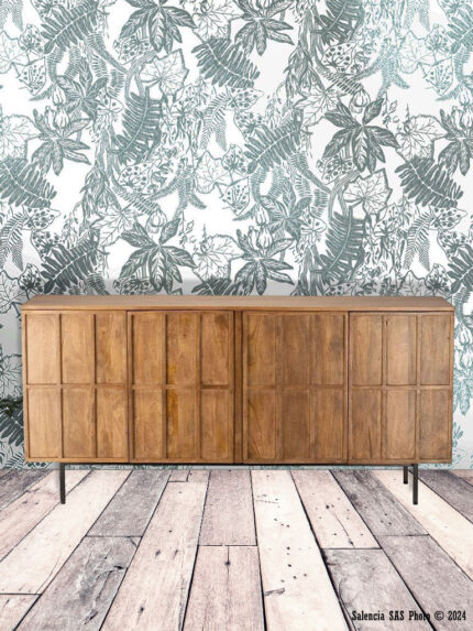 Buffet Ventura Bois Naturel 4 Portes Athezza