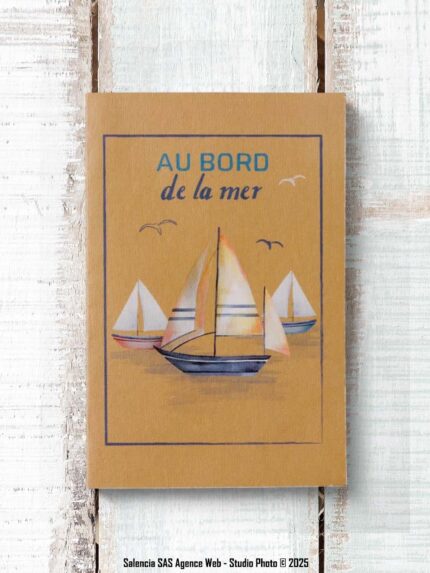 Carte postale avec enveloppe bord de mer Chehoma