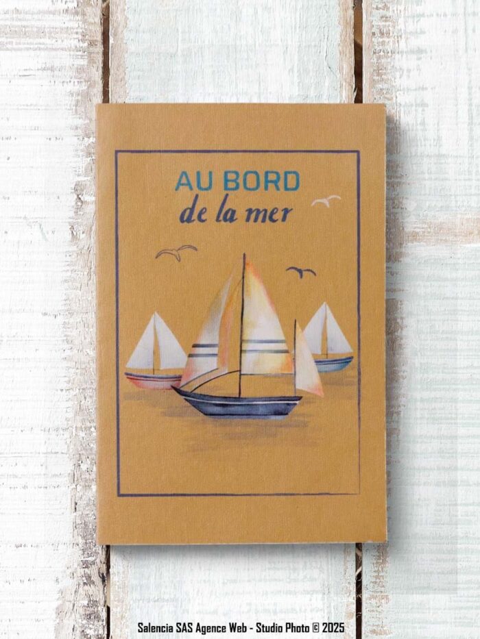 Carte postale avec enveloppe bord de mer Chehoma