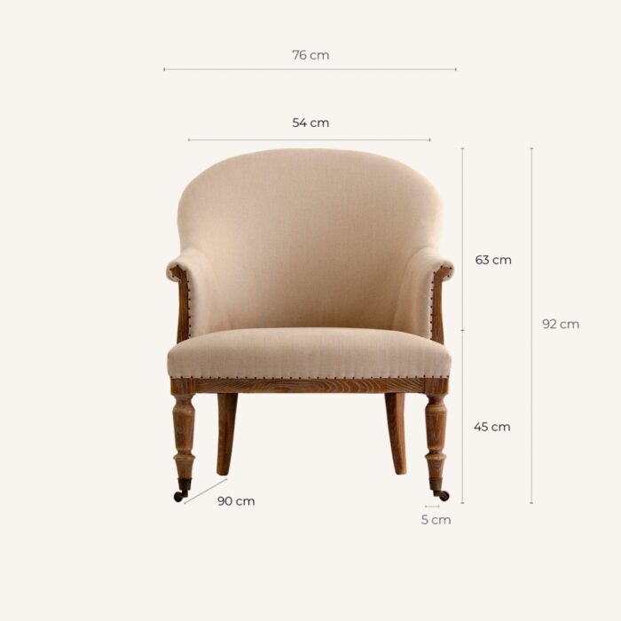 Fauteuil jute Ault – Image 4