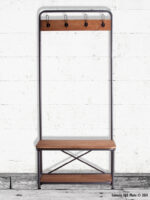 Porte-manteau Volkach métal industriel Lastdeco