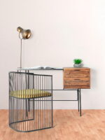 Pupitre Alles métal et sapin Lastdeco – Image 5