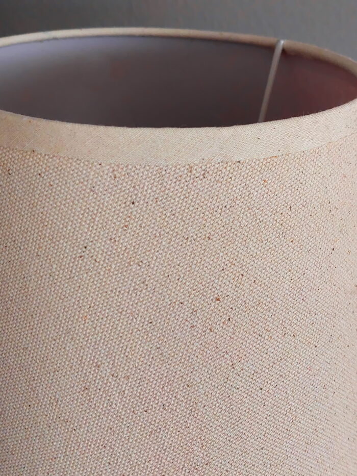 Abat-jour lin beige petit Chehoma – Image 2