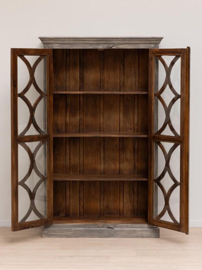 Armoire patine grise Villeneuve – Image 2