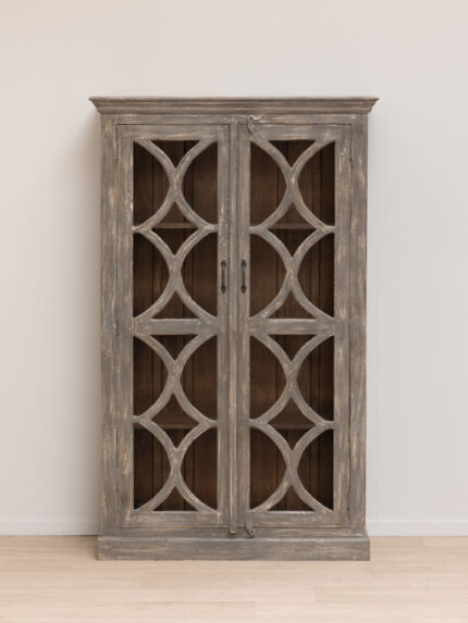 Armoire patine grise Villeneuve Chehoma