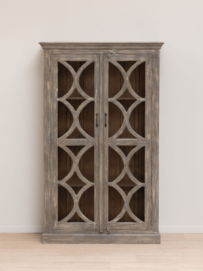 Armoire patine grise Villeneuve Chehoma