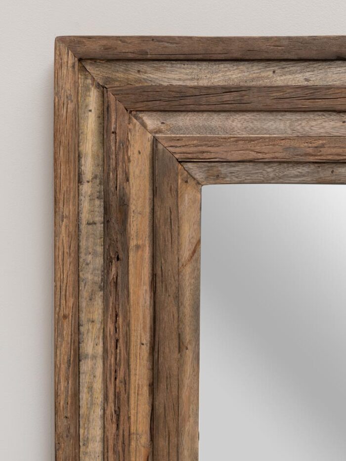 Miroir Asturias bois recyclé – Image 2