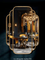 Miroir Wagner bord doré Chehoma