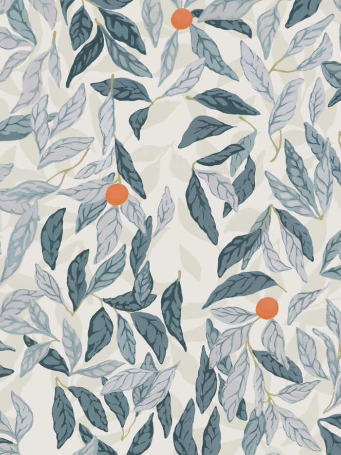 Papier peint Les Nymphes Orangers Marianne Ratier