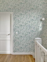 Papier peint Les Nymphes Vert Rose Marianne Ratier