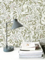 Papier peint Les Nymphes Vert Tea Marianne Ratier – Image 2