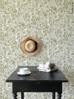 Papier peint Les Nymphes Vert Tea Marianne Ratier
