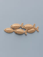 Petit banc de poisson en jonc de mer – Image 4