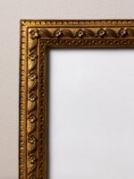 Porte photo cadre fleuri doré Chehoma – Image 3