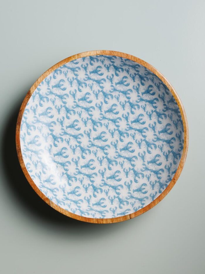 Saladier XL manguier émaillé bleu Homards Chehoma – Image 2