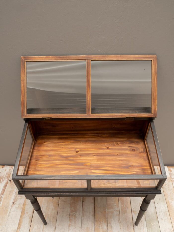 Vitrine patine marron patine noire Tania – Image 4