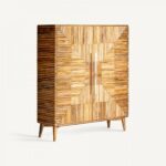 Armoire Plissé Wood Brown – Image 2